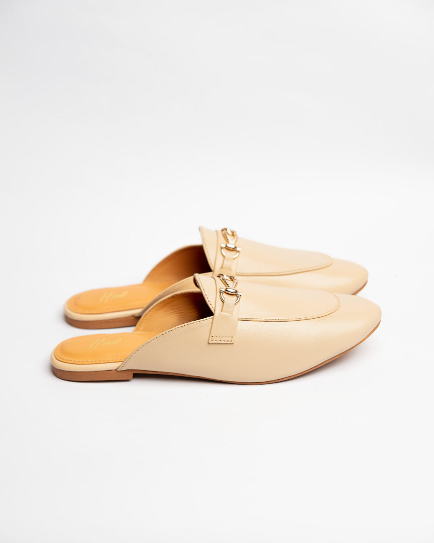 Beige Mule