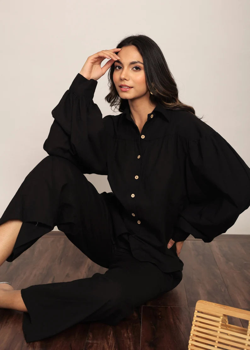 Black Classic Co-Ord Set